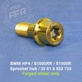 Proti M12 Sprocket Hub Bolt Kit for the BMW HP4 '11-14, HP4 Race '17-26 and S1000RR '10-26